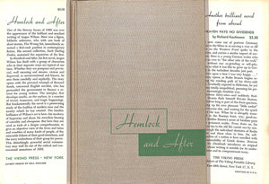 "Hemlock And After" 1952 WILSON, Angus