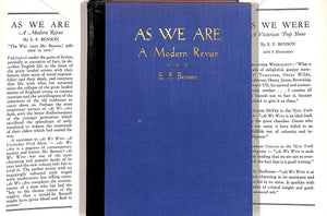 "As We Are: A Modern Revue" 1932 BENSON, E.F.