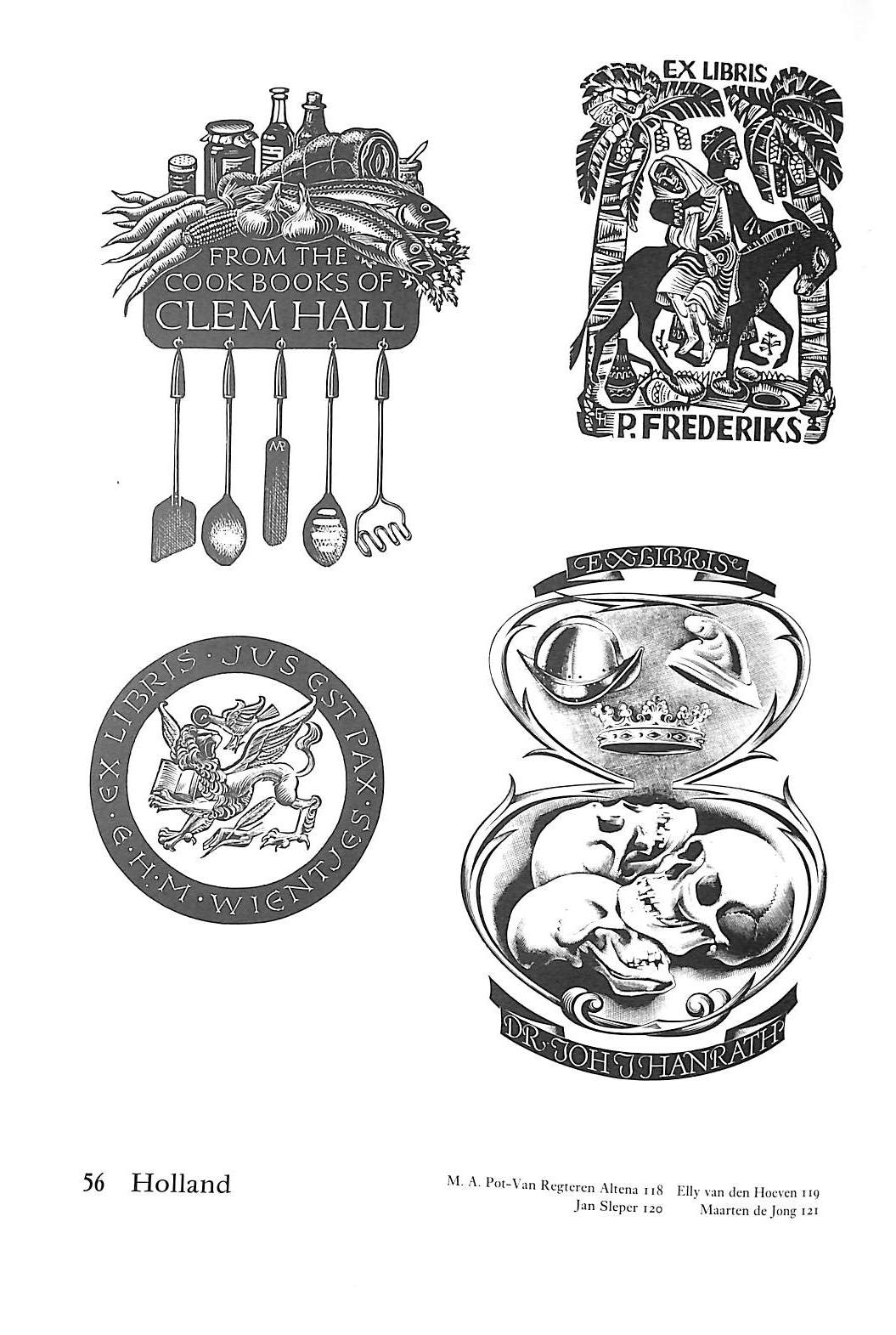 "Engraved Bookplates: European Ex Libris 1950-1970" 1972 SEVERIN, Mark and REID, Anthony