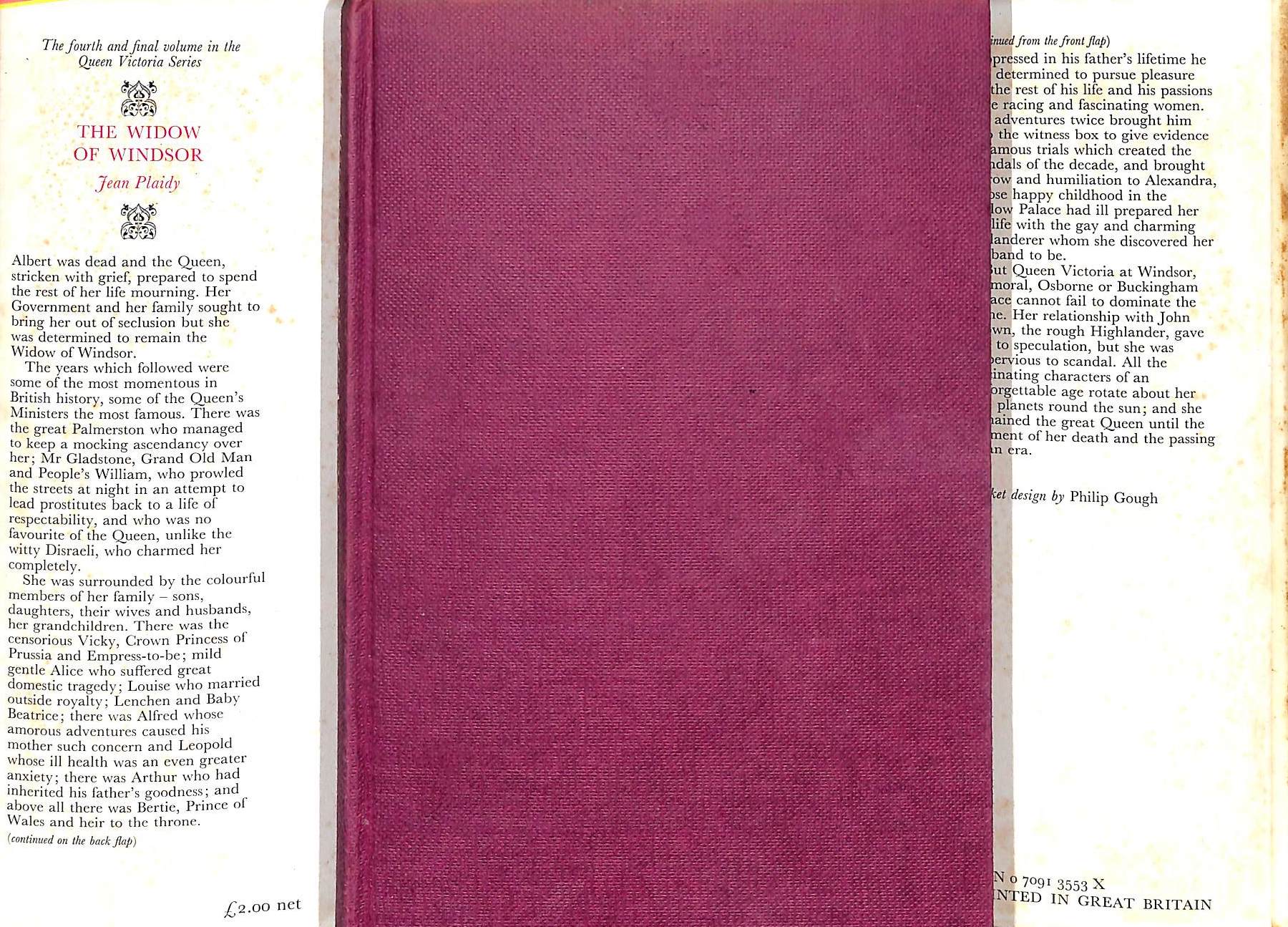 "The Widow Of Windsor" 1974 PLAIDY, Jean