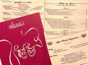 "Curtain Up At Sardi's" 1957 SARDI, Vincent Jr. and BRYSON, Helen