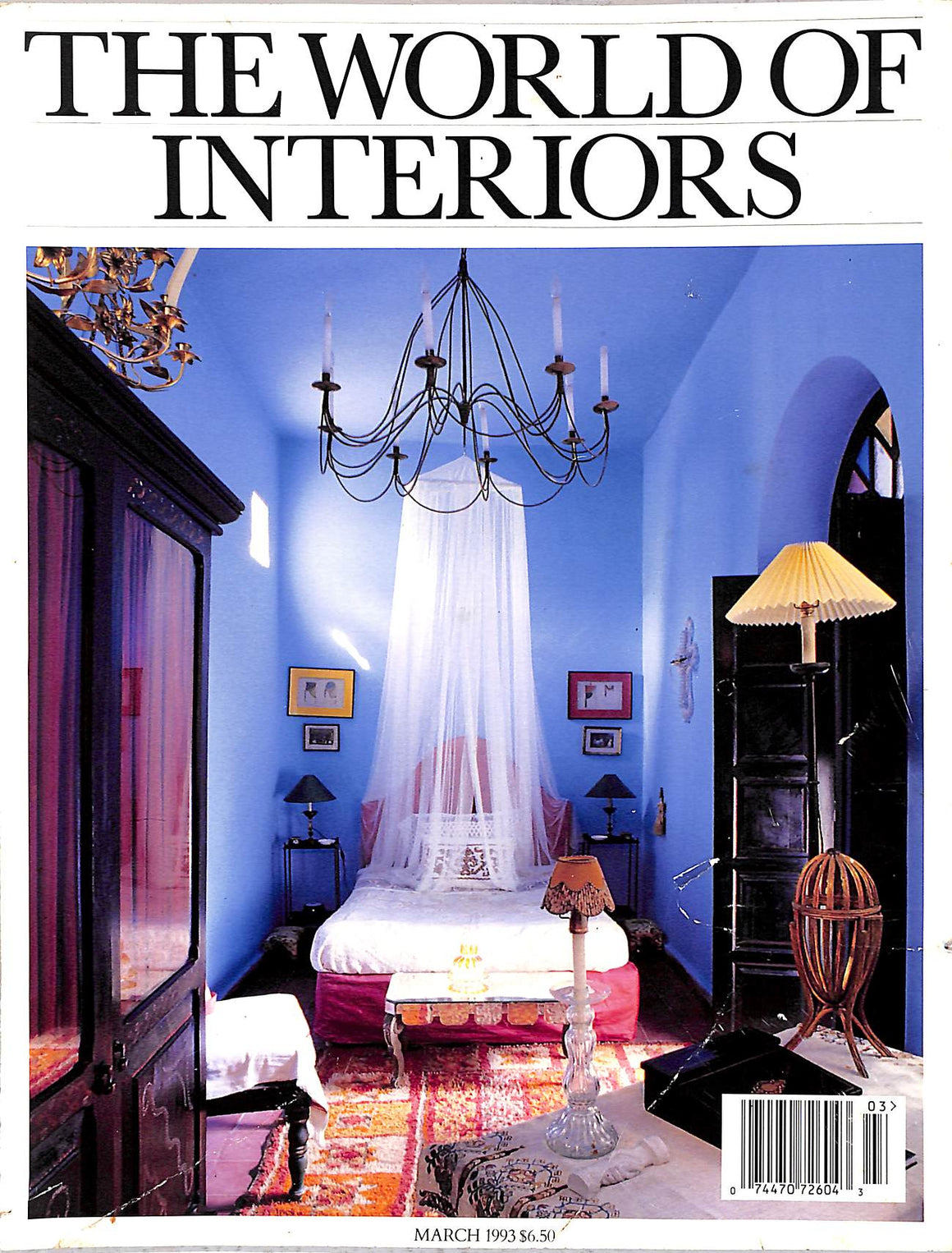 "The World Of Interiors" March 1993 (SOLD)