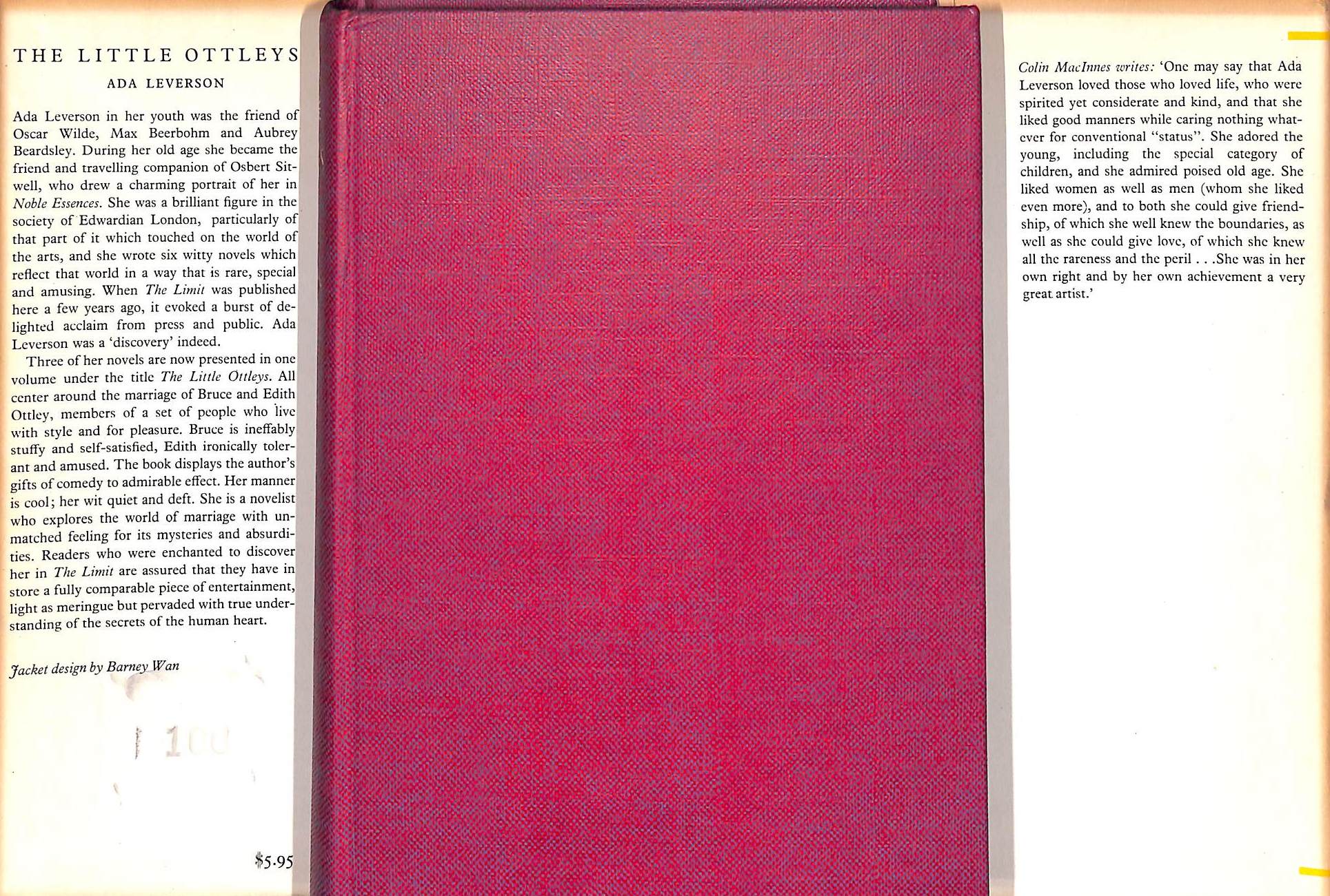 "The Little Ottleys" 1962 LEVERSON, Ada