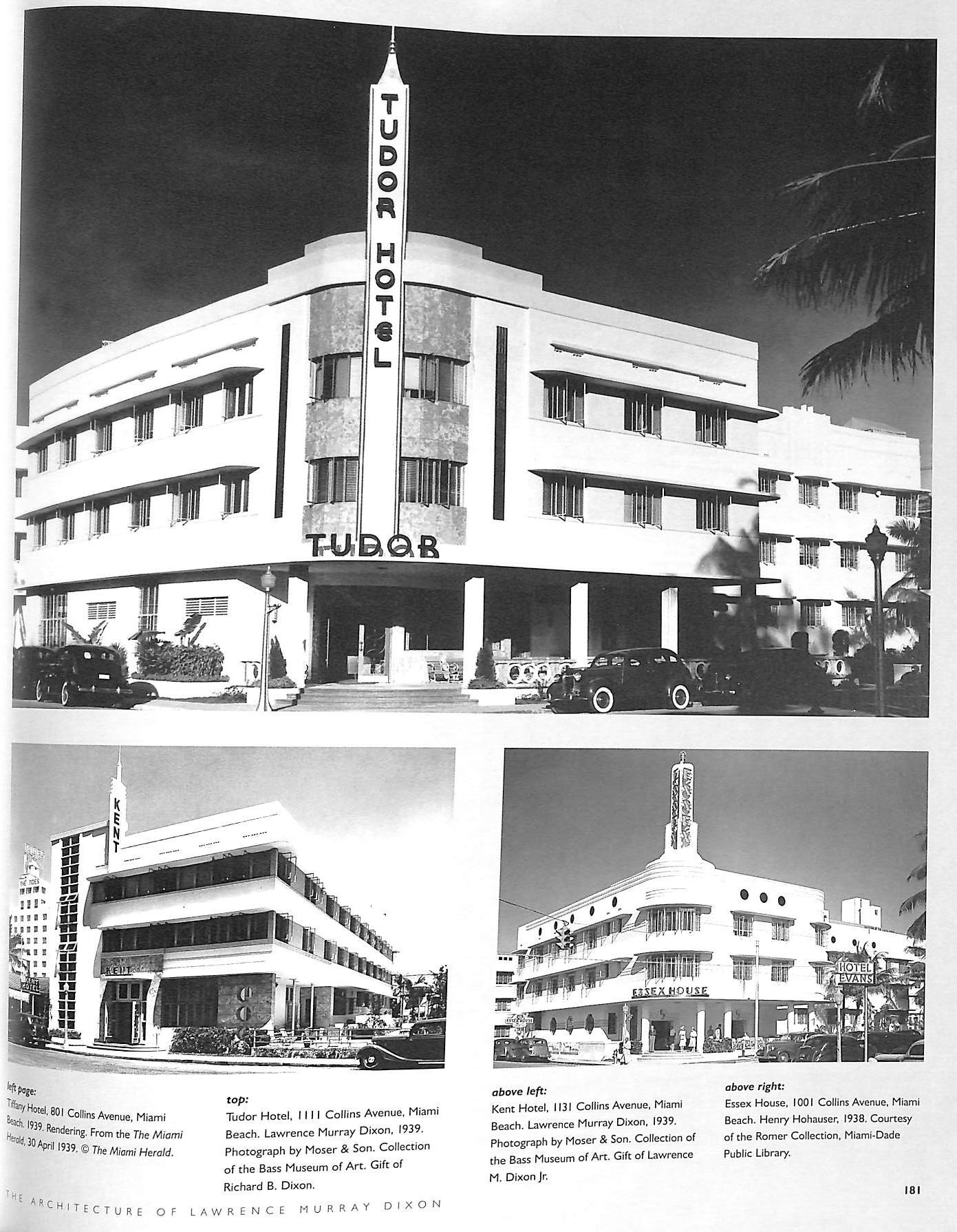 "The Making Of Miami Beach 1933-1942: The Architecture Of Lawrence Murray Dixon" 2000 LEJEUNE, Jean-Francois and SHULMAN, Allan T.