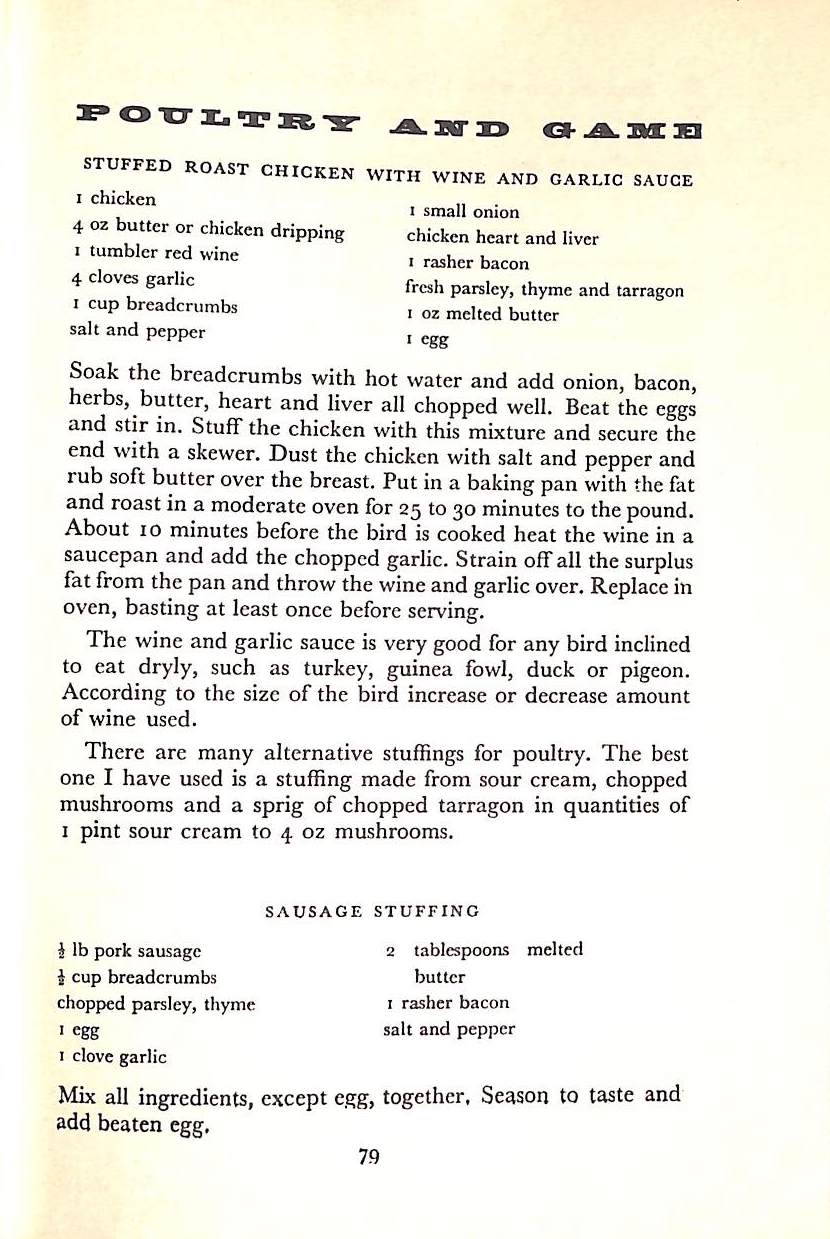 "Cosmopolitan Cookery In An English Kitchen" 1960 FITZGIBBON, Theodora