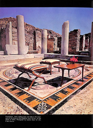 "Furniture Of Classical Greece" 1963 ROBSJOHN-GIBBINGS, T.H.