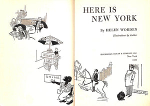 "Here Is New York A Gay Baedeker Of Gotham" 1939 WORDEN, Helen