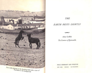 "The Earth Rests Lightly" 1963 GRIFFITH, Aline [The Countess Of Quintanilla]