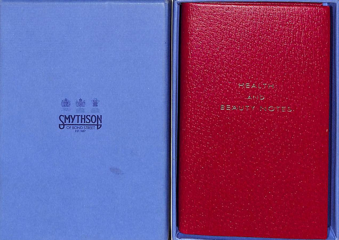 "Smythson Health And Beauty Notes"