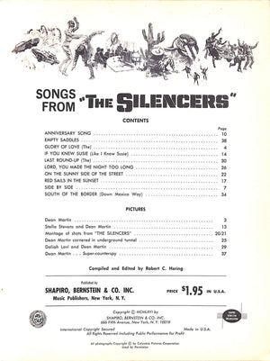 "Songs From The Silencers Starring Dean Martin As Matt Helm" 1966