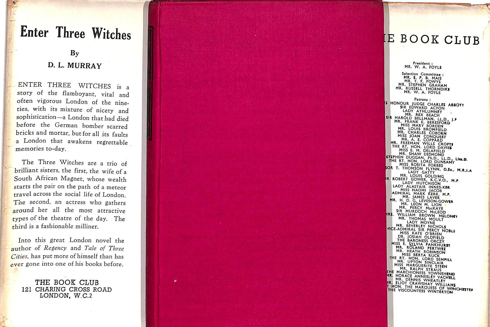 "Enter Three Witches" 1943 MURRAY, D.L.