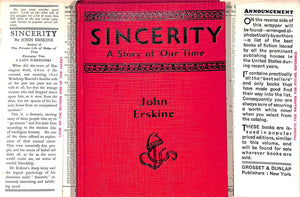"A Lady Surrenders Movie Title For Sincerity" 1929 ERSKINE, John