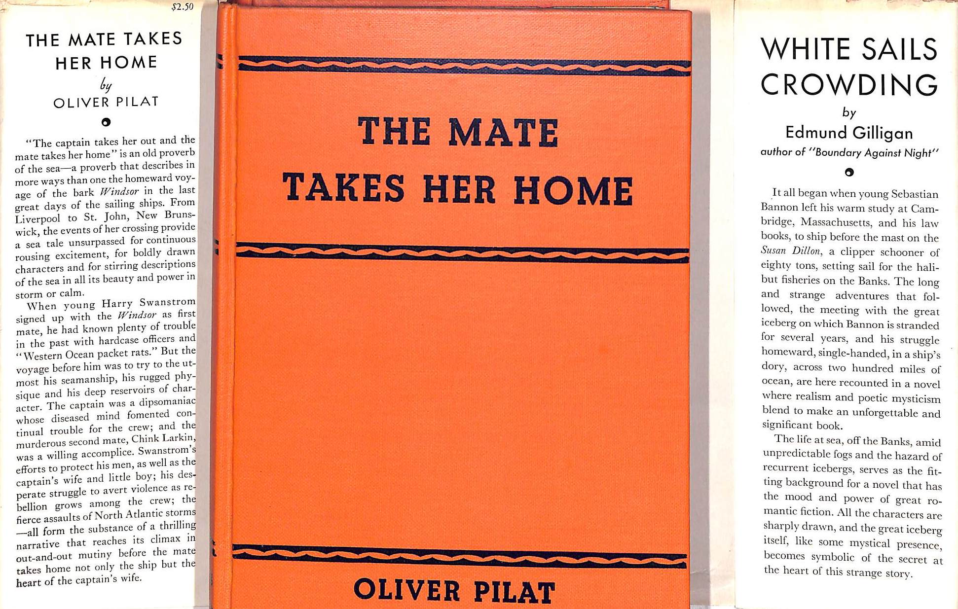 "The Mate Takes Her Home" 1939 PILAT, Oliver