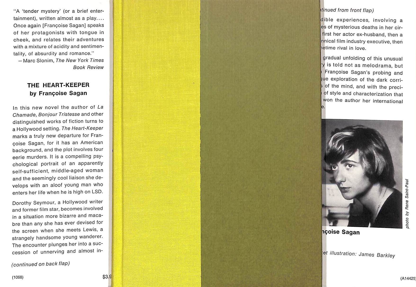 "The Heart-Keeper" 1968 SAGAN, Francoise