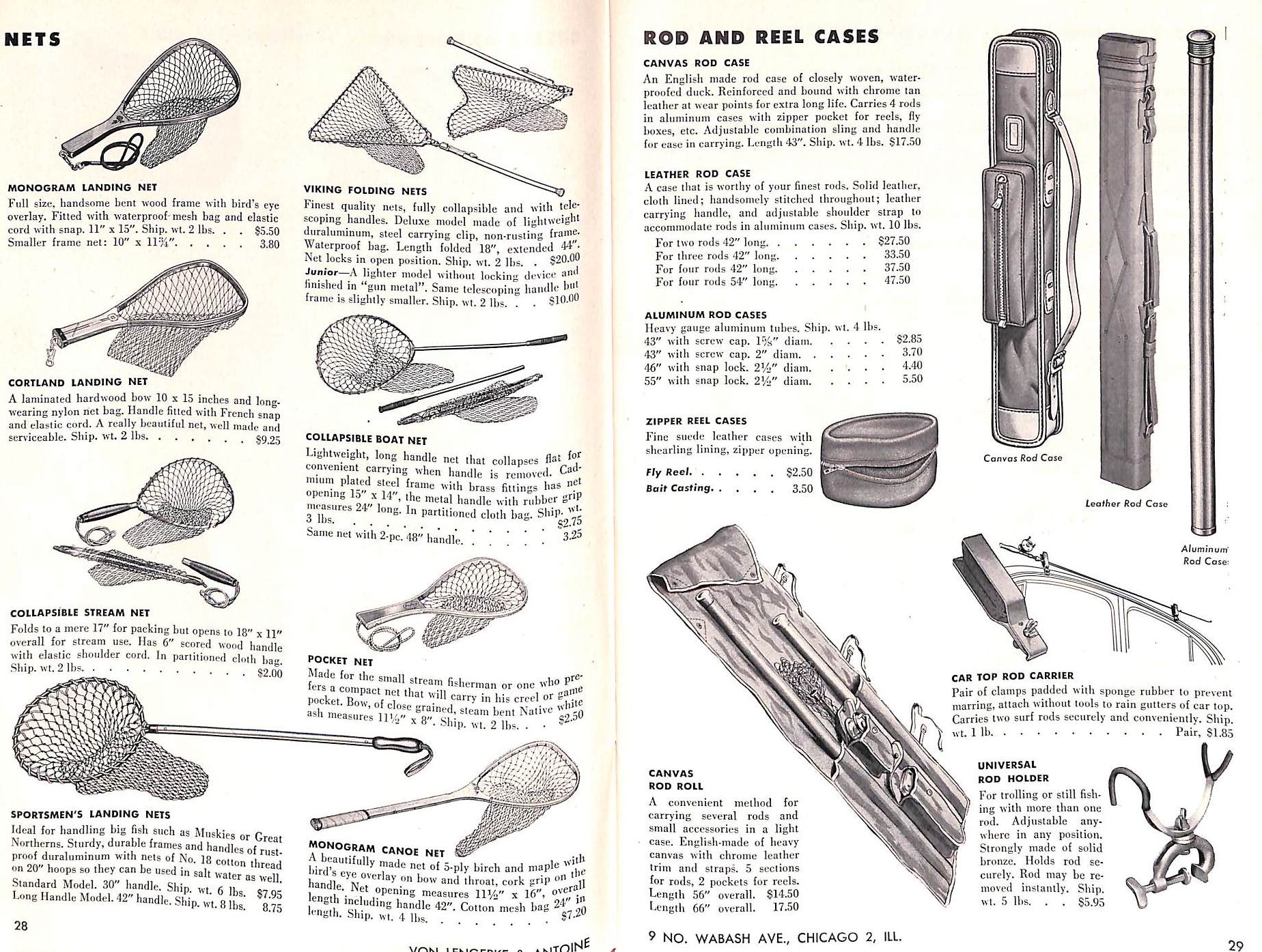 Abercrombie & Fitch/ VL&A 1953 Angling/ Fly-Fishing Catalog