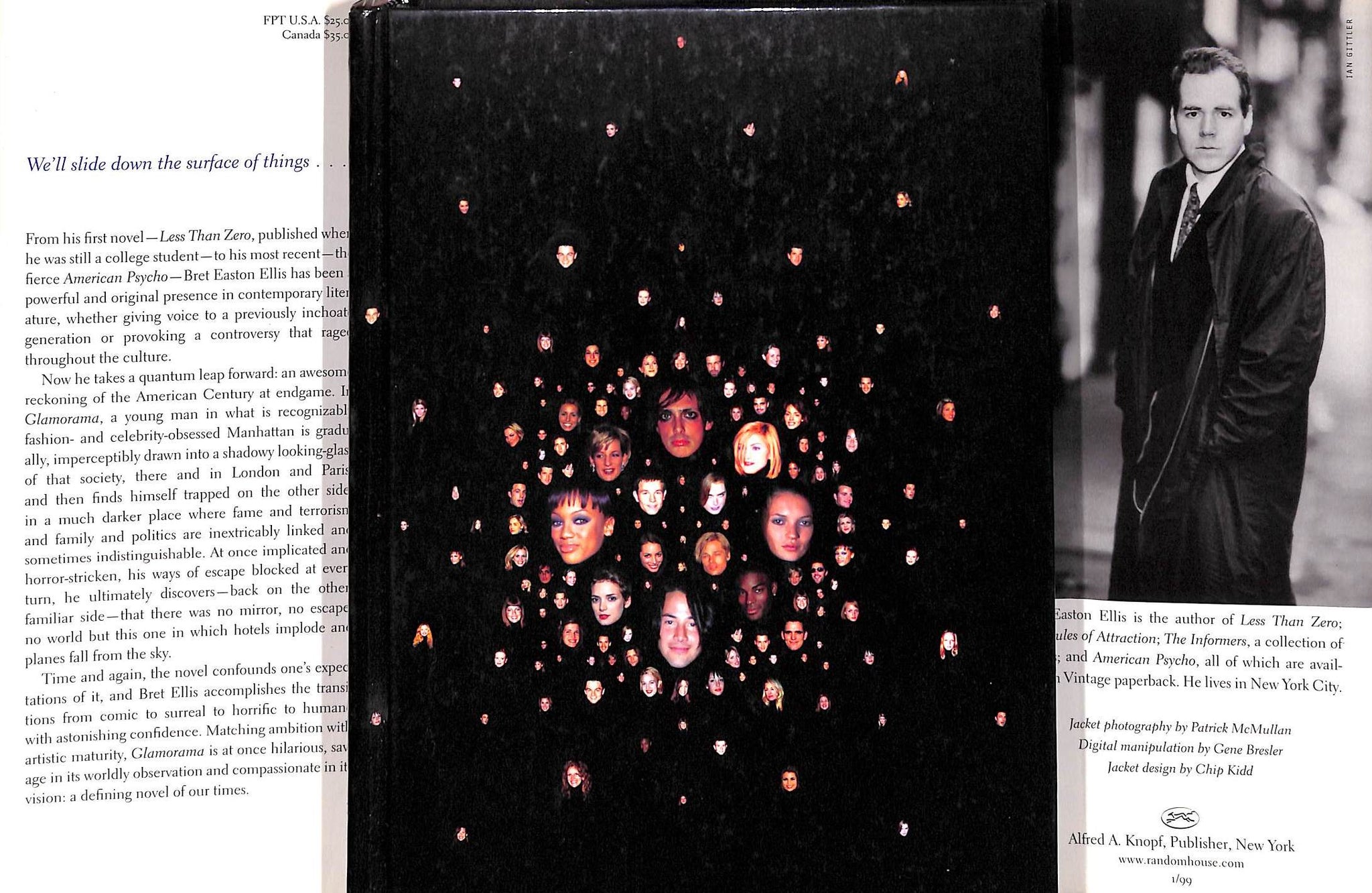 "Glamorama" 1998 ELLIS, Bret Easton (SOLD)