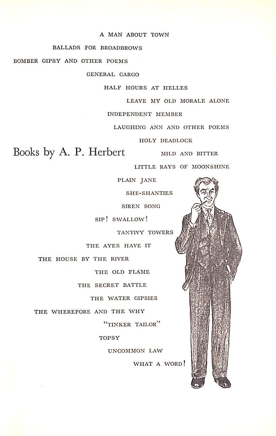 "Independent Member" 1951 HERBERT, A.P.