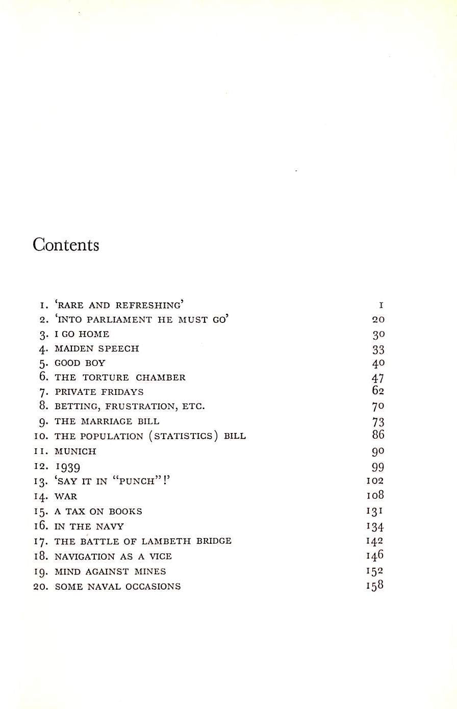 "Independent Member" 1951 HERBERT, A.P.