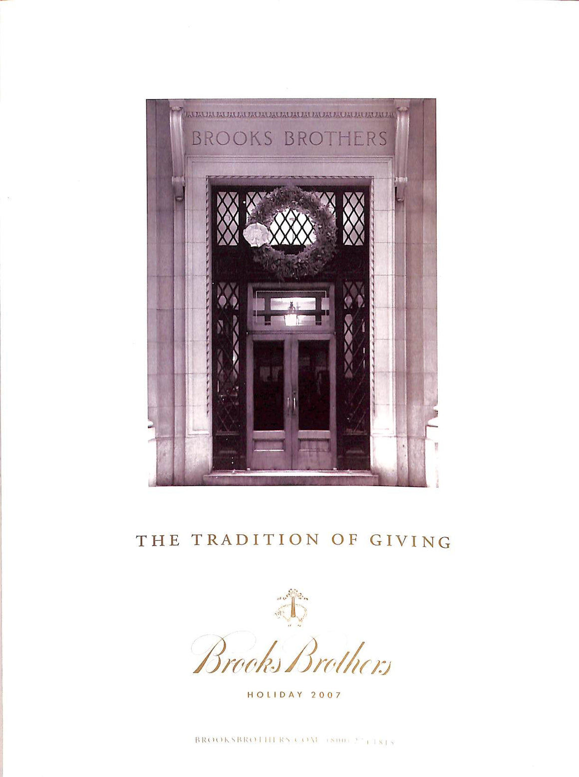 Brooks Brothers Holiday 2007 Catalog (SOLD)