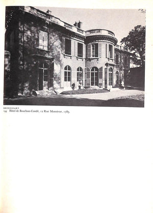 "Stately Mansions Eighteenth Century Paris Architecture" 1972 GALLET, Michael