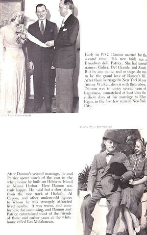 "A Gentleman Of Broadway: The Story Of Damon Runyon" 1964 HOYT, Edwin P.
