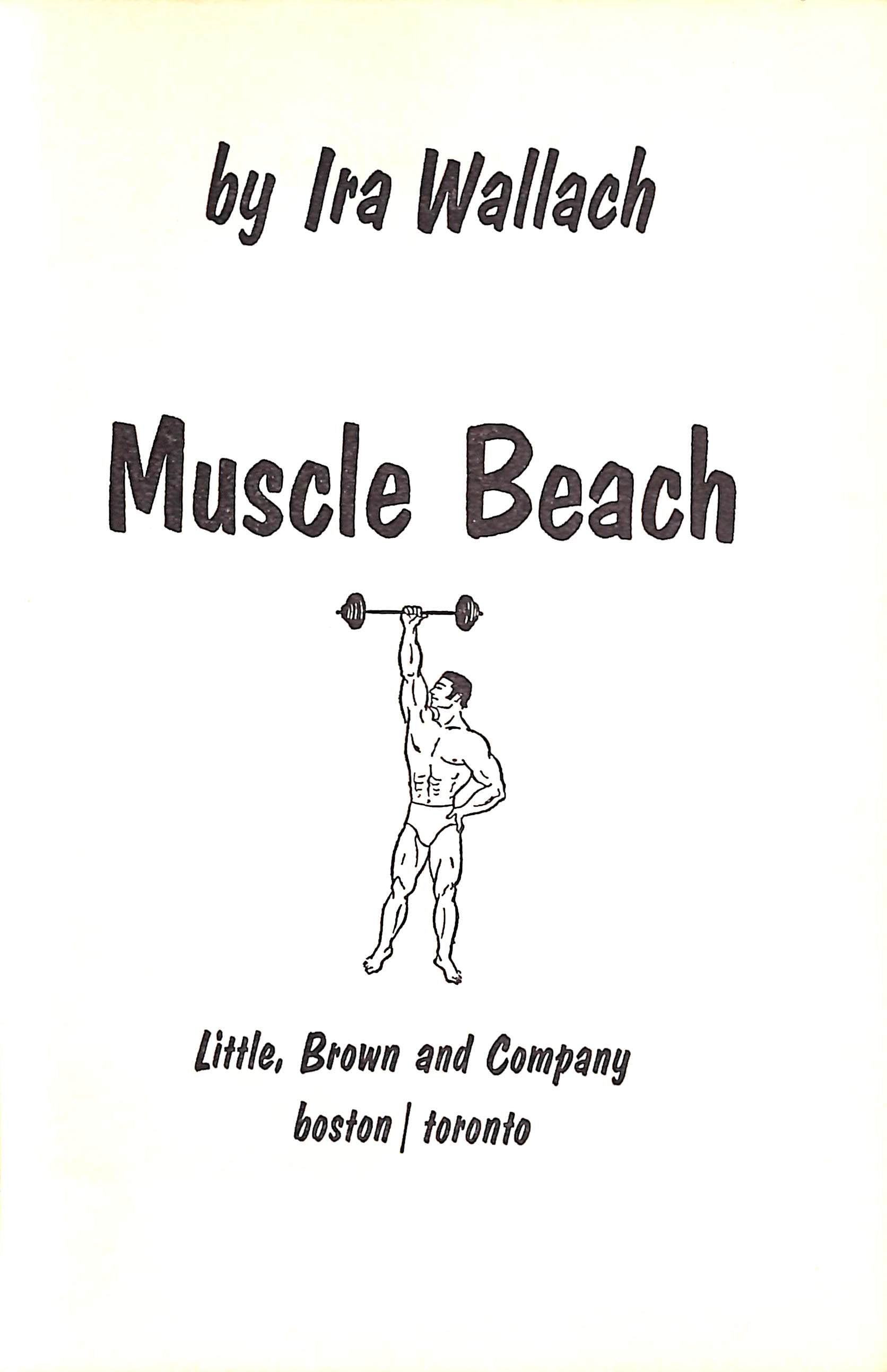 "Muscle Beach" 1959 WALLACH, Ira