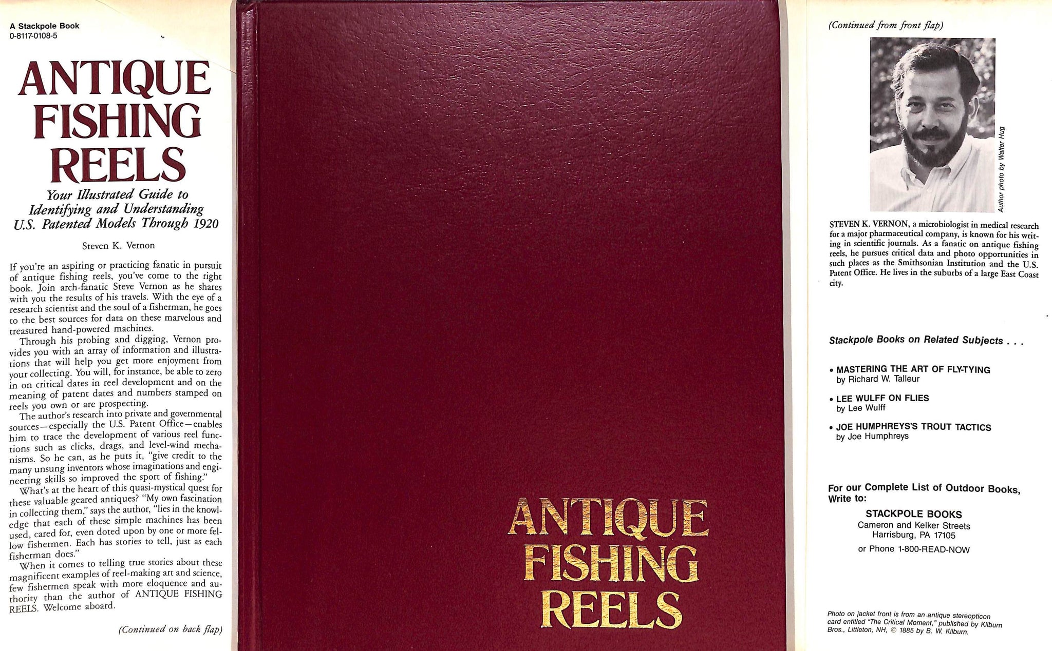 ANTIQUE FISHING REELS - New book on the development & makers of old U.S.  reels