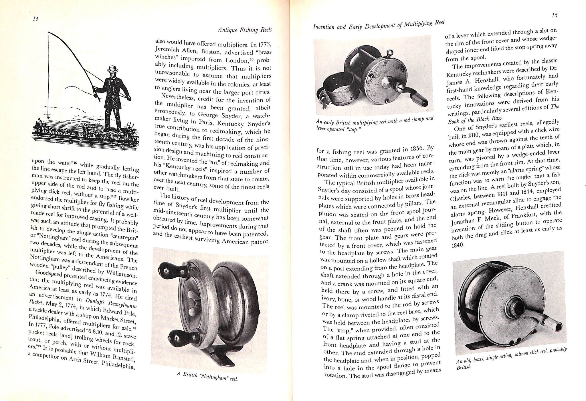 ANTIQUE FISHING REELS - New book on the development & makers of old U.S.  reels