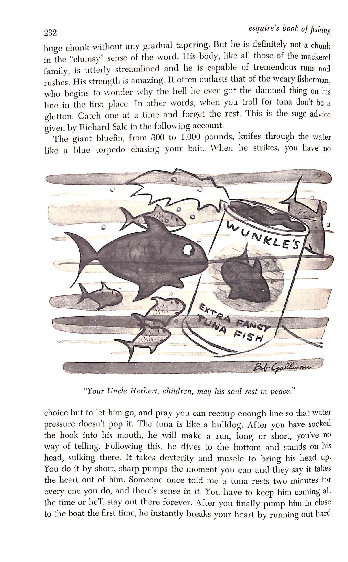 "Esquire's Book Of Fishing" 1963 SCHARFF, Robert