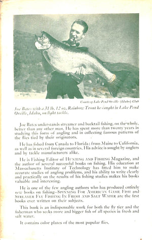 "Streamer Fly Fishing In Fresh And Salt Water" 1950 BATES, Joseph D. Jr.