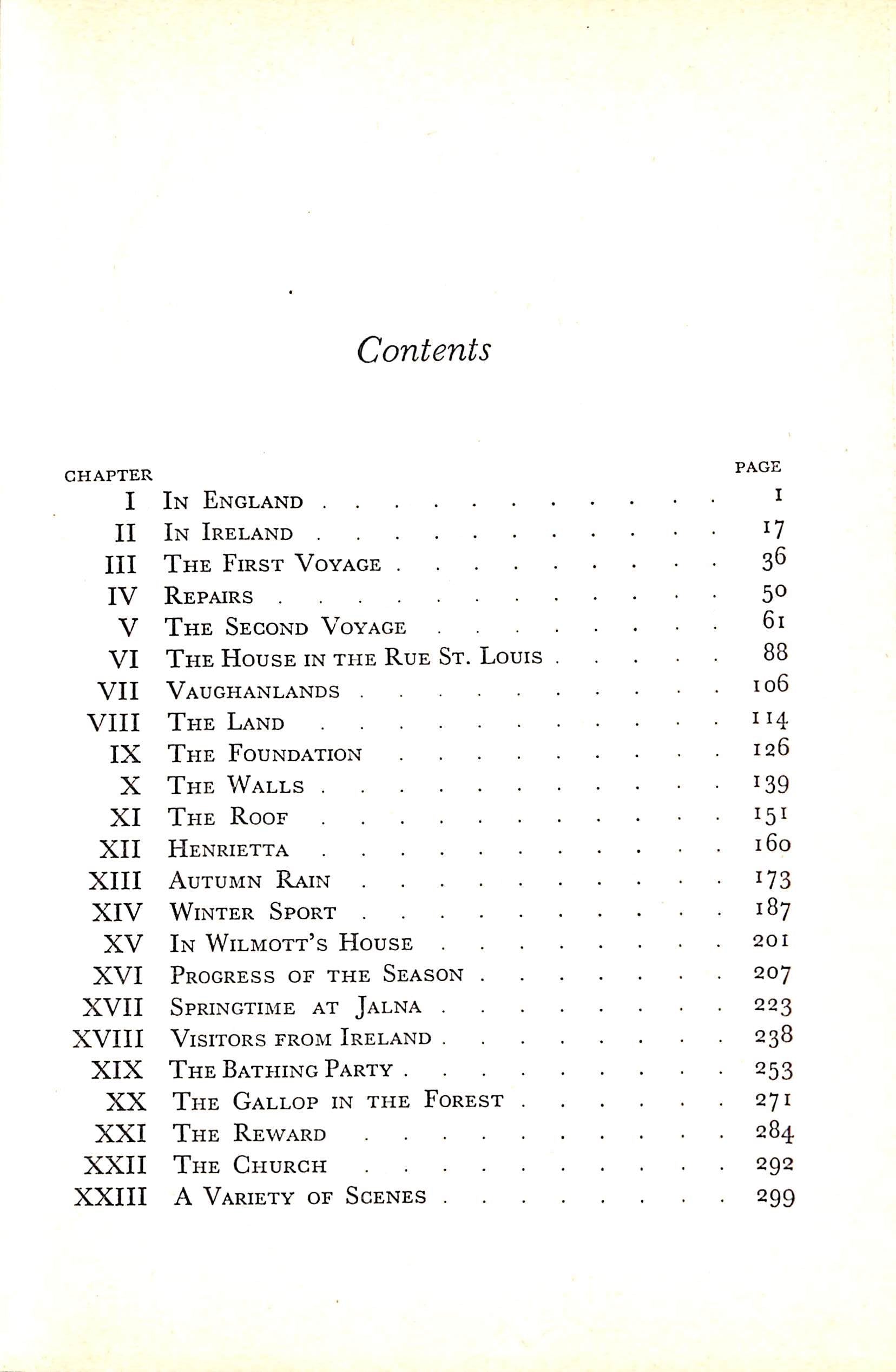 "The Building Of Jalna" 1944 DE LA ROCHE, Mazo