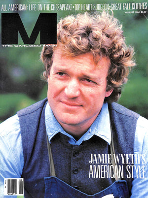 "M The Civilized Man Jamie Wyeth's American Style" August 1984 (SOLD)