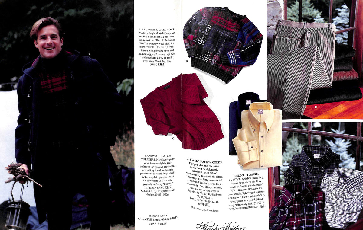 "Brooks Brothers Holidays 1993 Catalog" (SOLD)