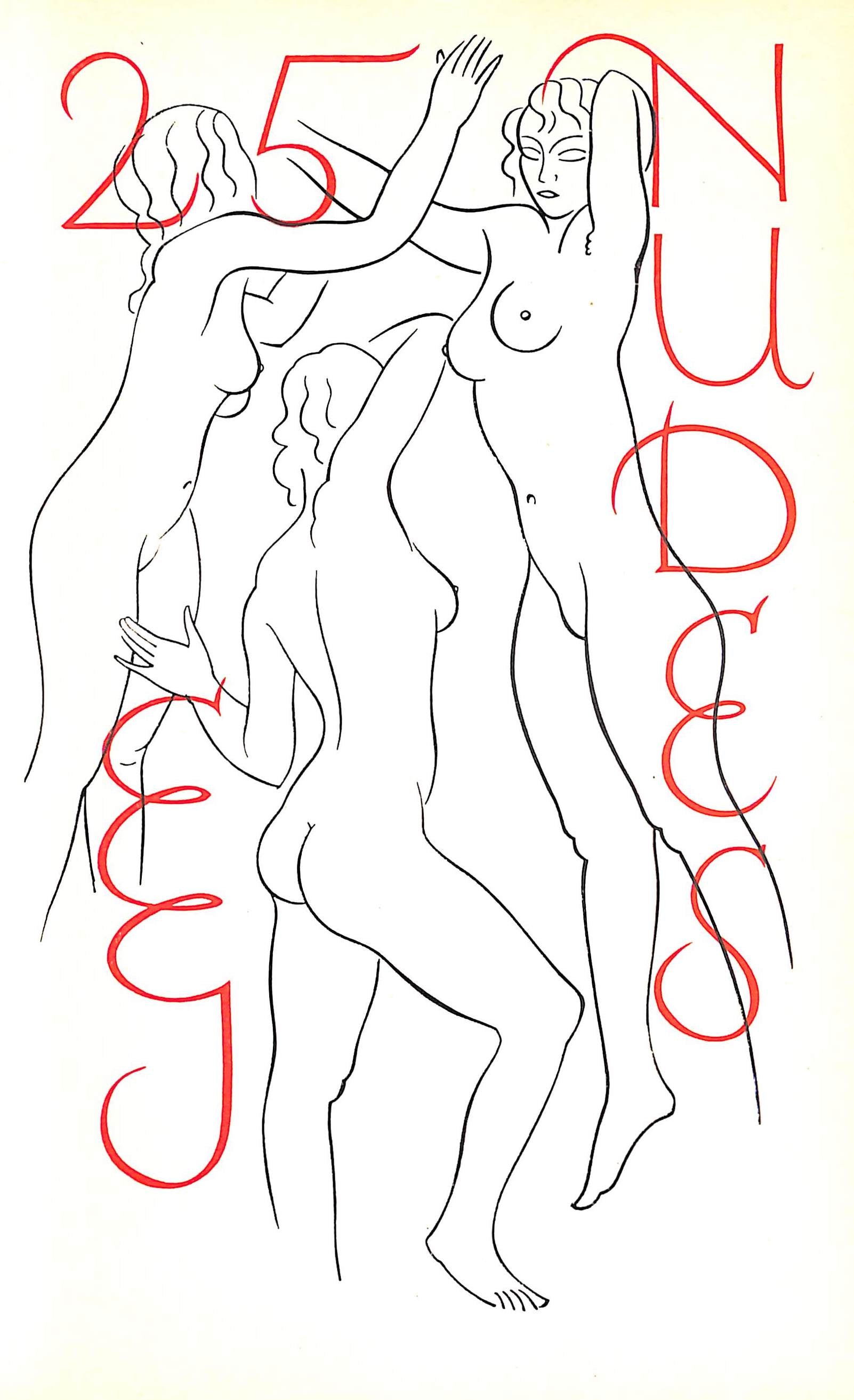 "25 Nudes" 1951 GILL, Eric