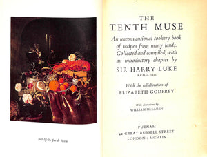 "The Tenth Muse" 1954 LUKE, Sir Harry