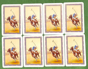 Set Of 9 Paul Brown 'The Goal' Polo c1930s Playing Cards