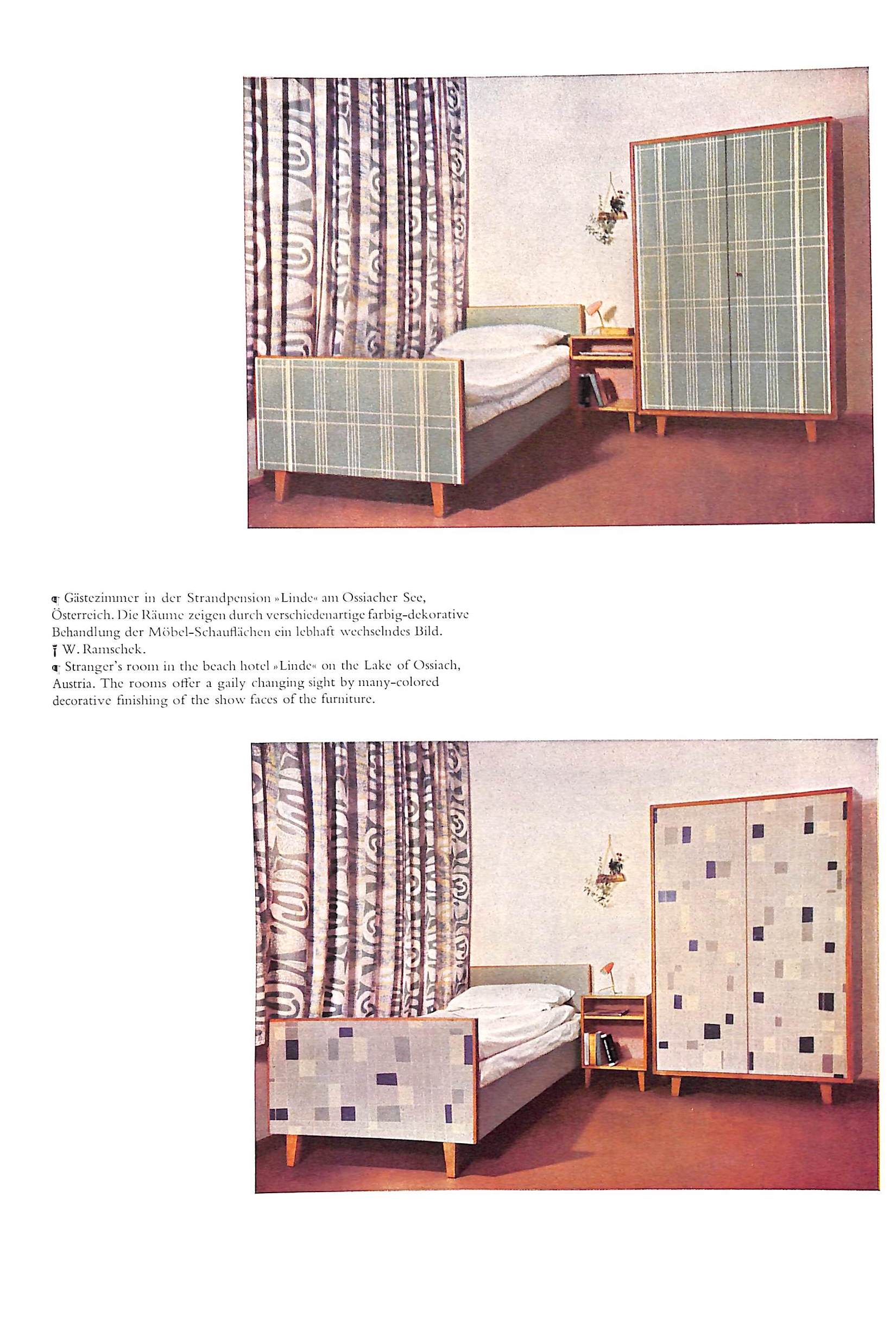 "Decorative Designs For Contemporary Interiors" 1956 GATZ, Konrad [edited by]