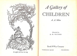 "A Gallery Of Children" 1925 MILNE, A. A.