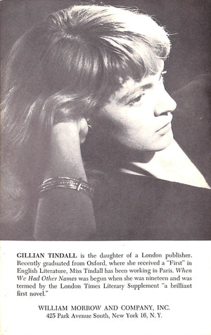 "When We Had Other Names" 1960 TINDALL, Gillian