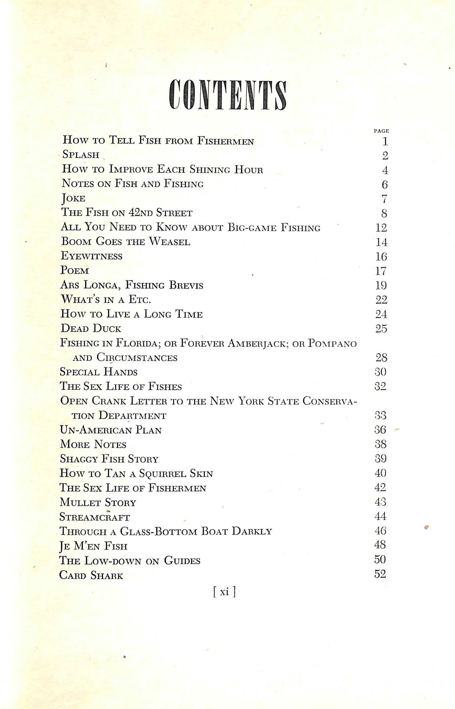 "How To Tell Fish From Fishermen" 1947 ZERN, Ed