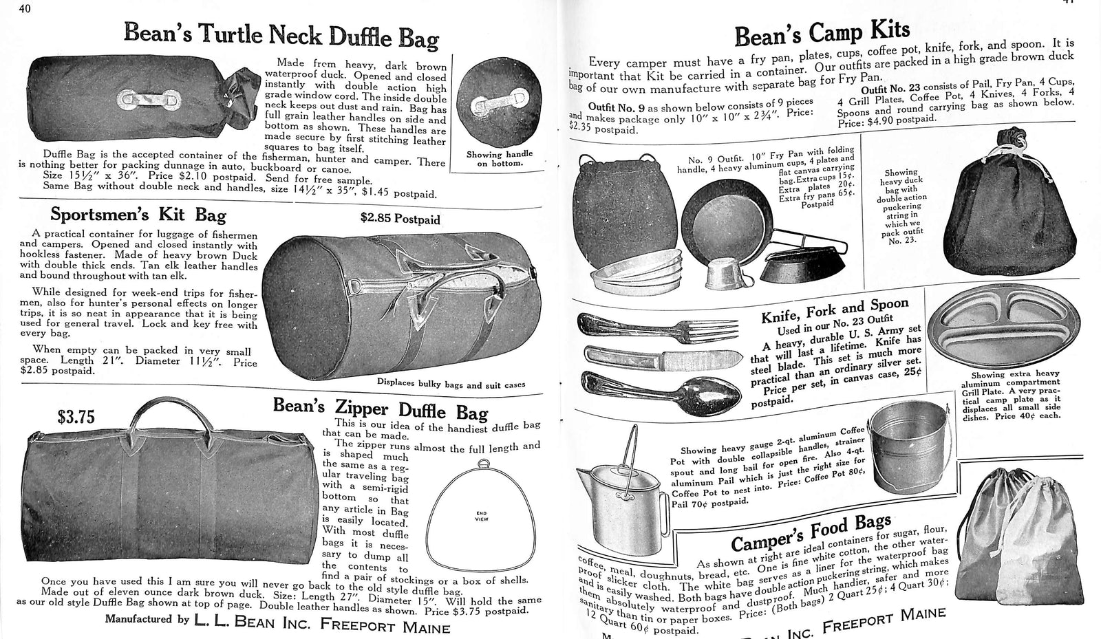 L.L. Bean Fall 1936 Catalog