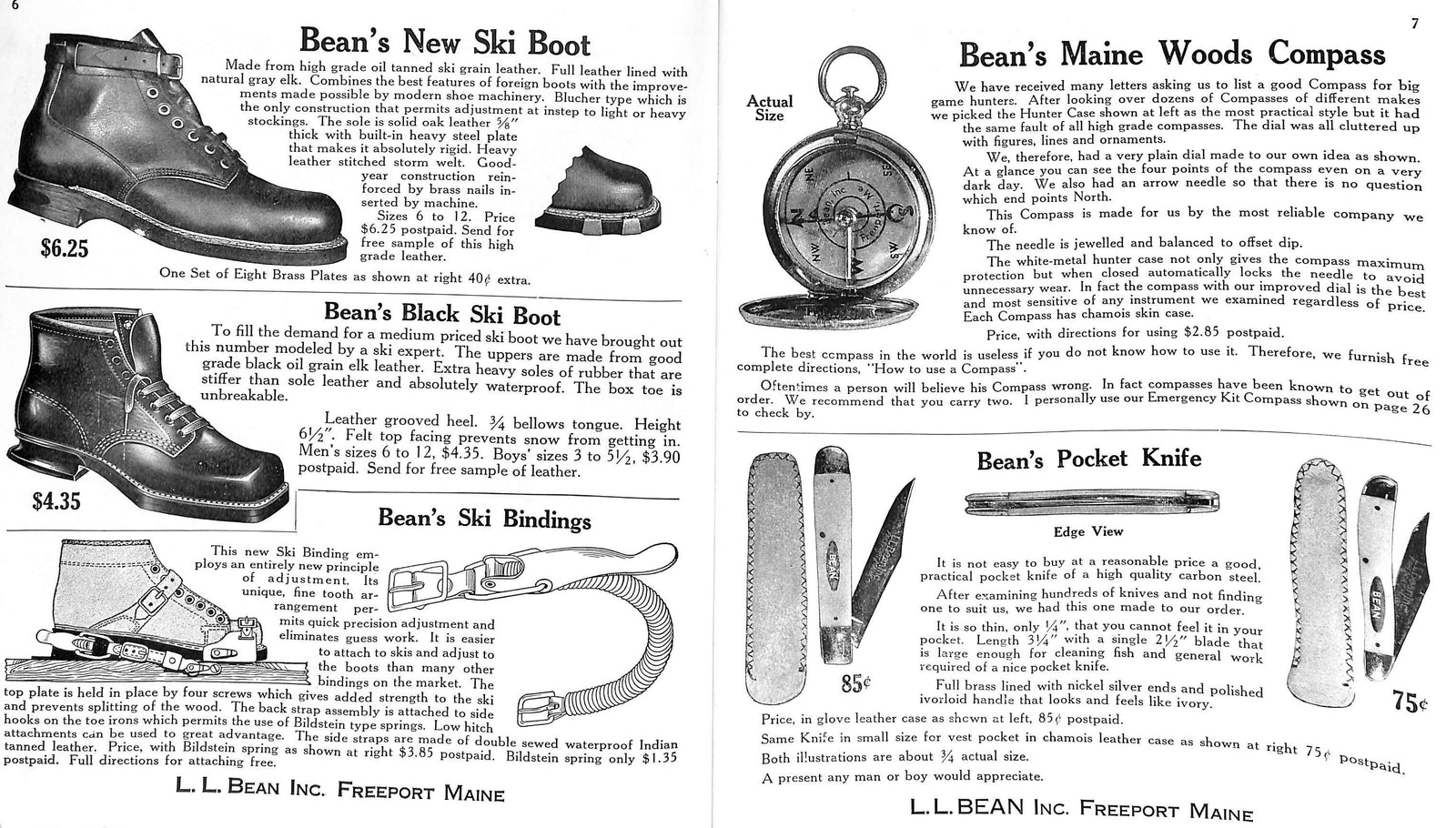 L.L. Bean Fall 1936 Catalog