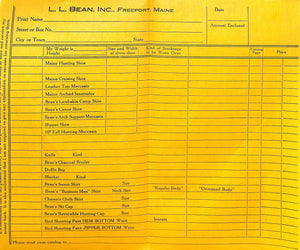 L.L. Bean Fall 1939 Catalog
