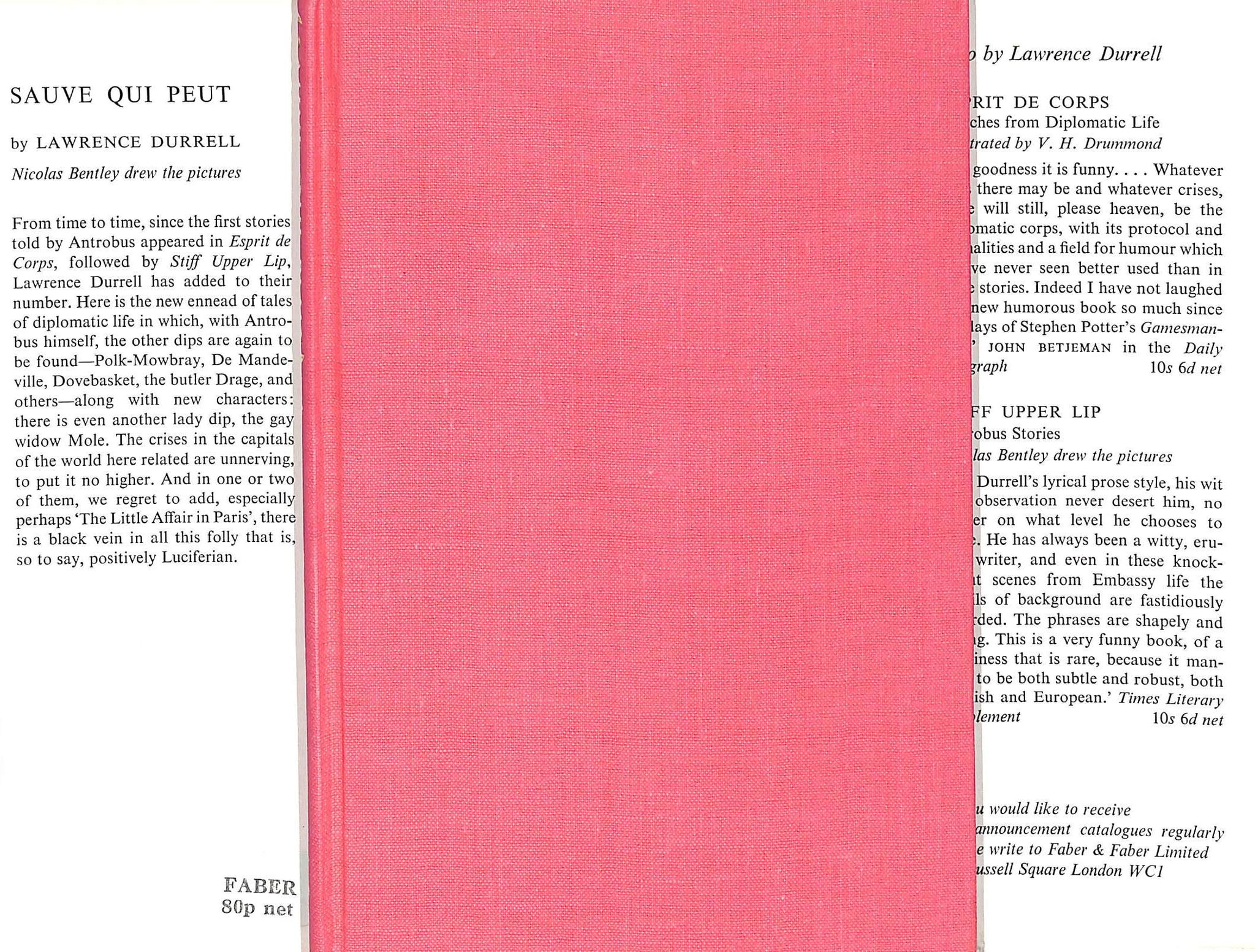 "Suave Qui Peut" 1966 DURRELL, Lawrence