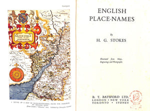 "English Place-Names" 1949 STOKES, H.G.