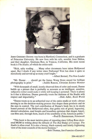 "Vegas: A Memoir Of A Dark Season" 1974 DUNNE, John Gregory