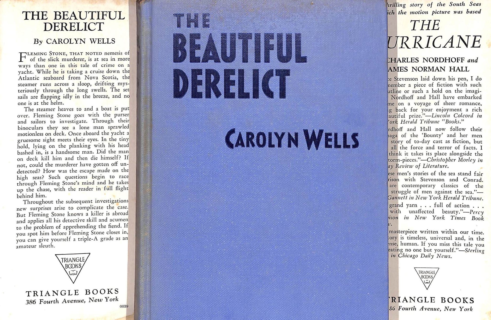 "The Beautiful Derelict" 1938 WELLS, Carolyn