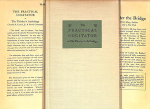 "The Practical Cogitator Or The Thinker's Anthology" 1945 CURTIS, Charles P Jr. and GREENSLET, Ferris