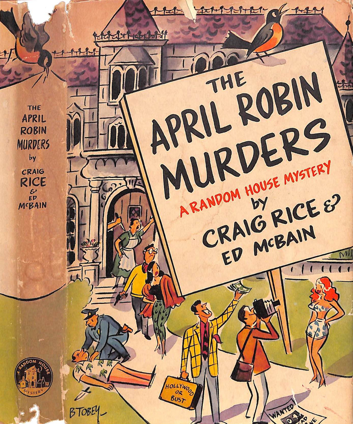 "The April Robin Murders" 1958 RICE, Craig, MCBAIN, Ed