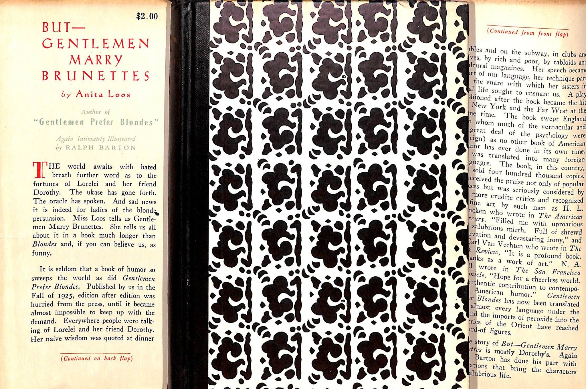 "But Gentlemen Marry Brunettes" 1928 LOOS, Anita